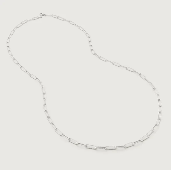 Curb Chain Monica Vinader Alta Necklace MONICA VINADER Recycled - Main Image